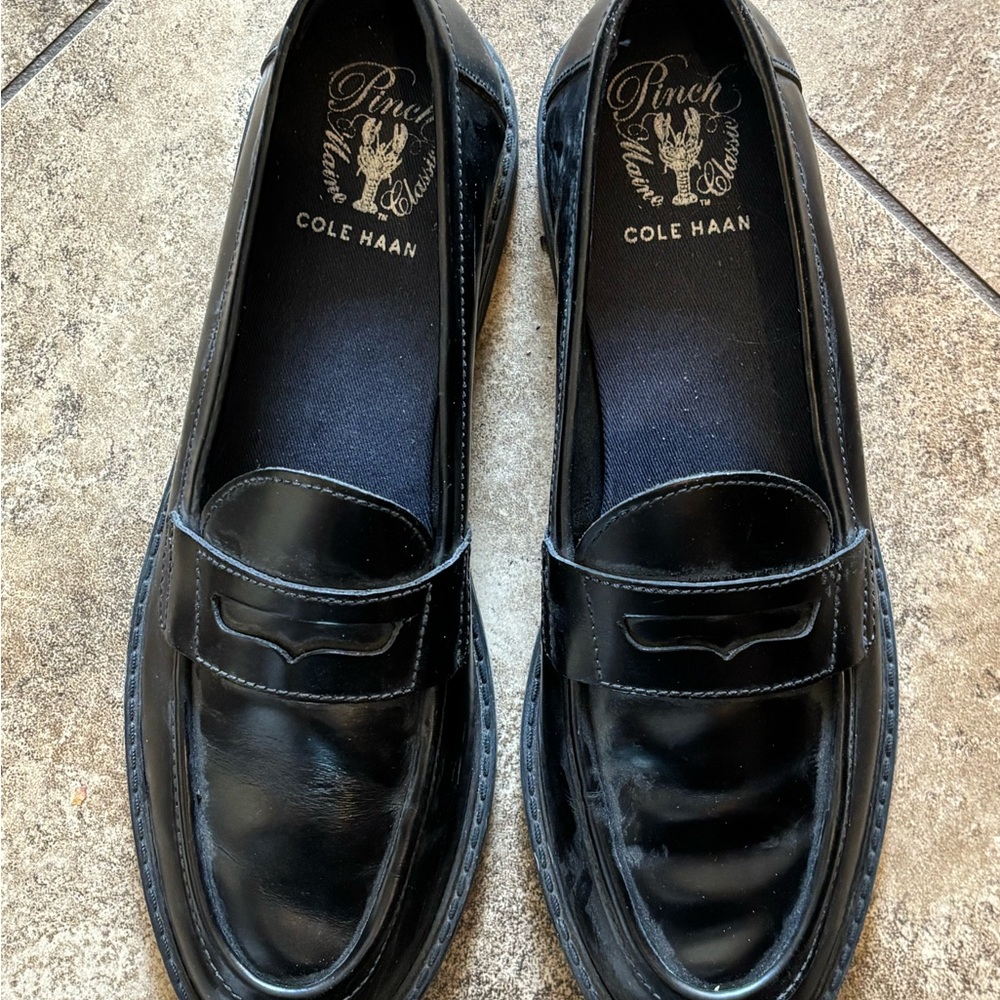 Cole Haan Women Black Loafers